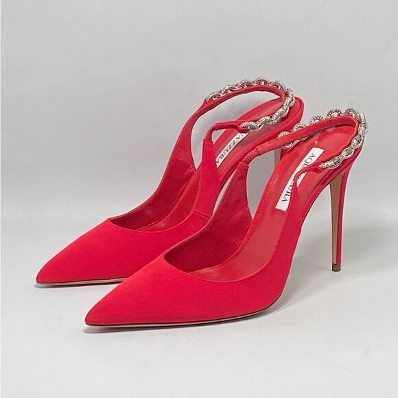 Aquazzura Love Link Slingback Pumps size 40 - Picture 3 of 14